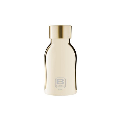 B Bottles Light - Yellow Gold Lux - 350 ml - Bottiglia in acc. inox 18/10 ultra leggera e compatta